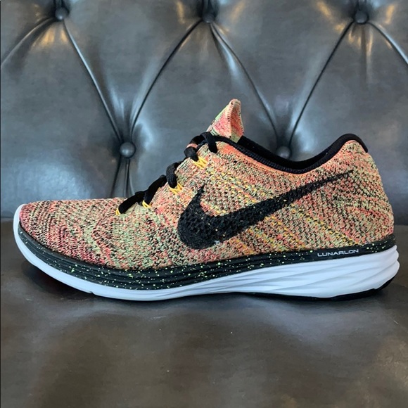 Nike Other - Nike Flyknit Lunar 3 Multicolor Size 9